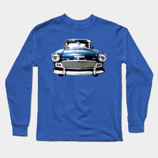 Standard Ensign 1960s British classic car high contrast Long Sleeve T-Shirt